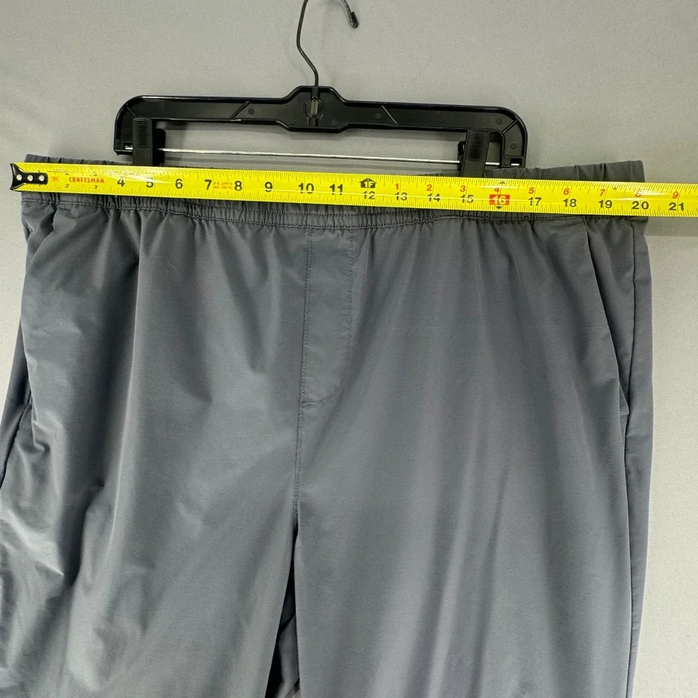 Banana Republic Mens XXL Grey Polyester Elastic Waist Jogger Pants Athleisure